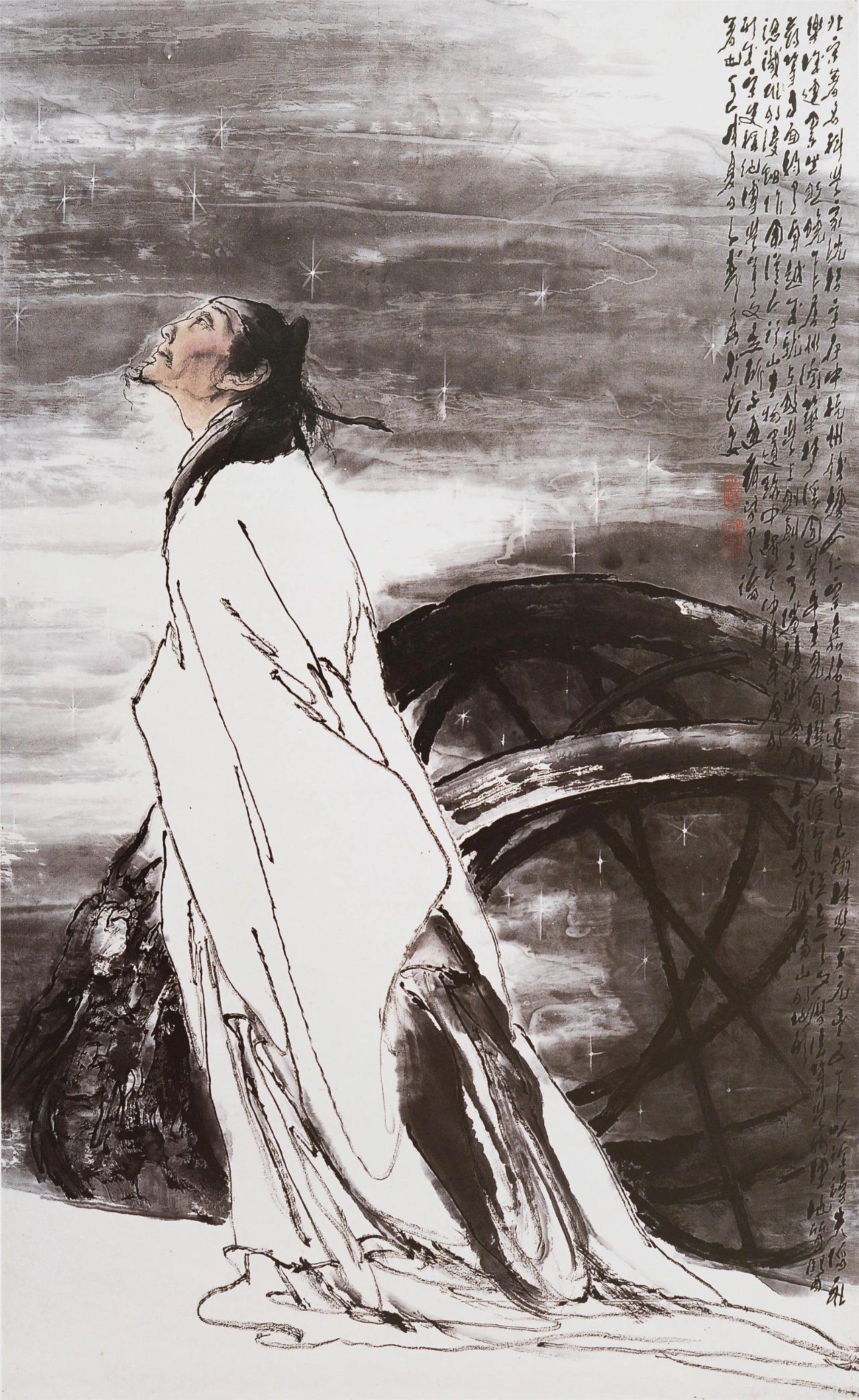 王子武,著名画家,长安画派代表人物,当代水墨人物画艺术大师
