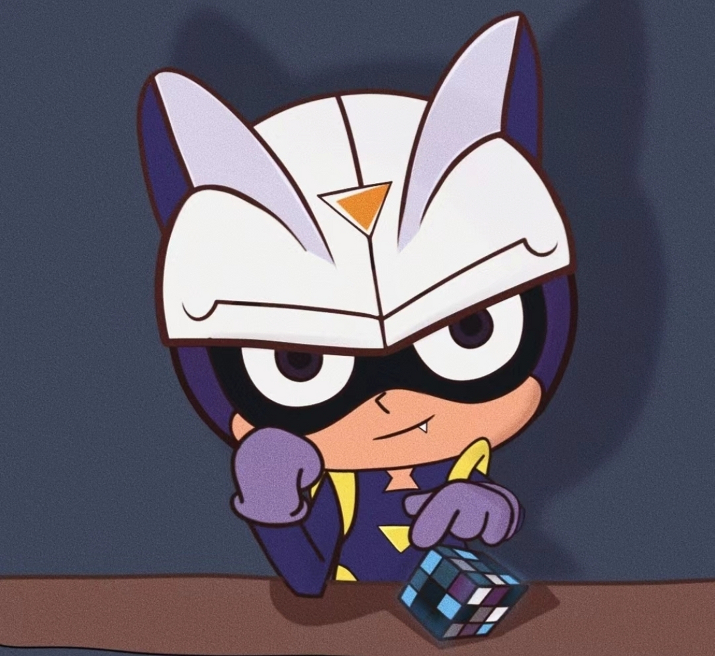 小心超人#二次元#  不会玩魔方干脆就别玩～[二哈][二哈]