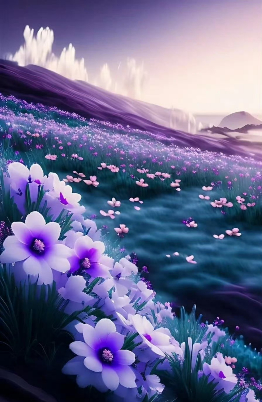 唯美意境,山花烂漫,花开美景,如诗如画!太喜欢了