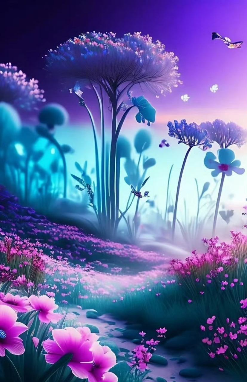 唯美意境,山花烂漫,花开美景,如诗如画!太喜欢了