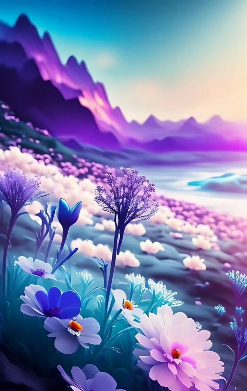 唯美意境,山花烂漫,花开美景,如诗如画!太喜欢了