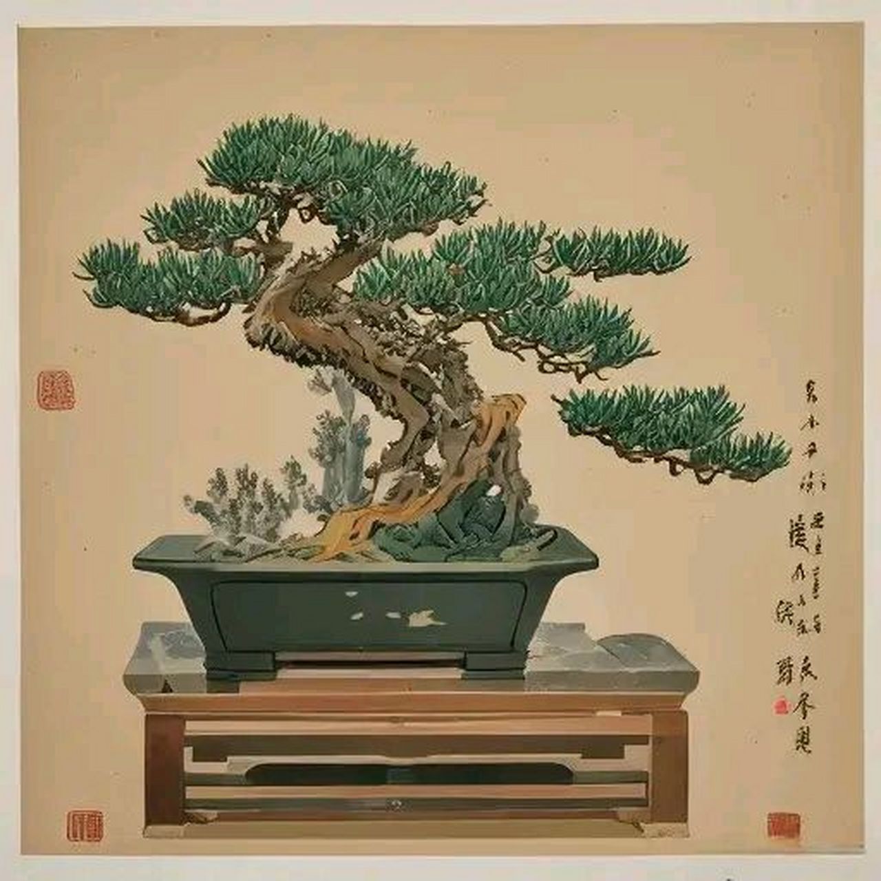 国画 | 盆景艺术