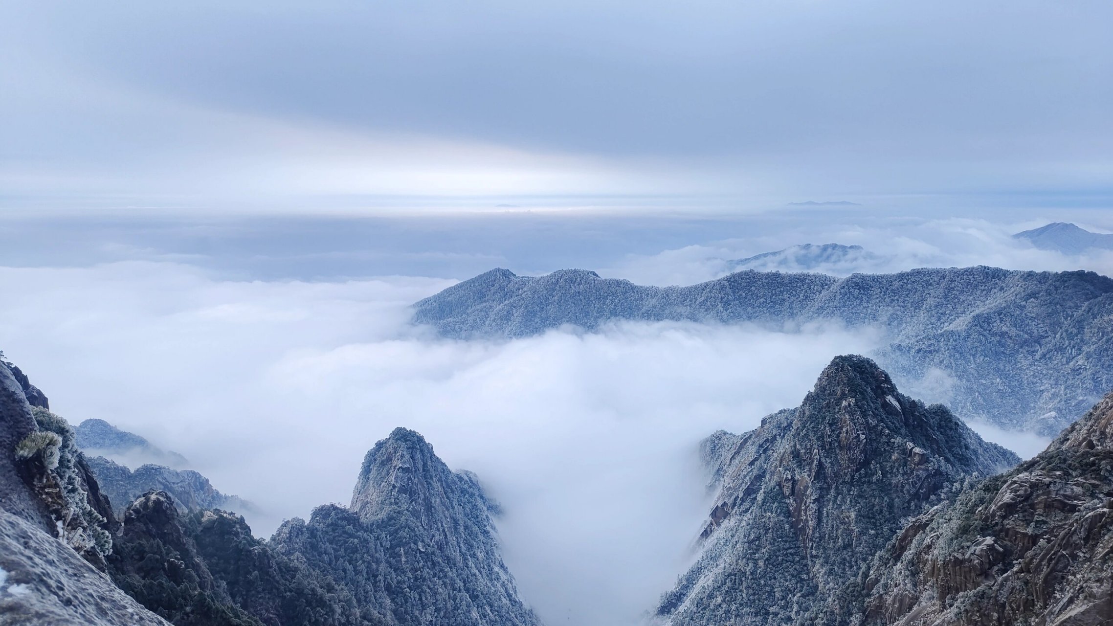 2.25的黄山 奇松,怪石,云海,雪景
