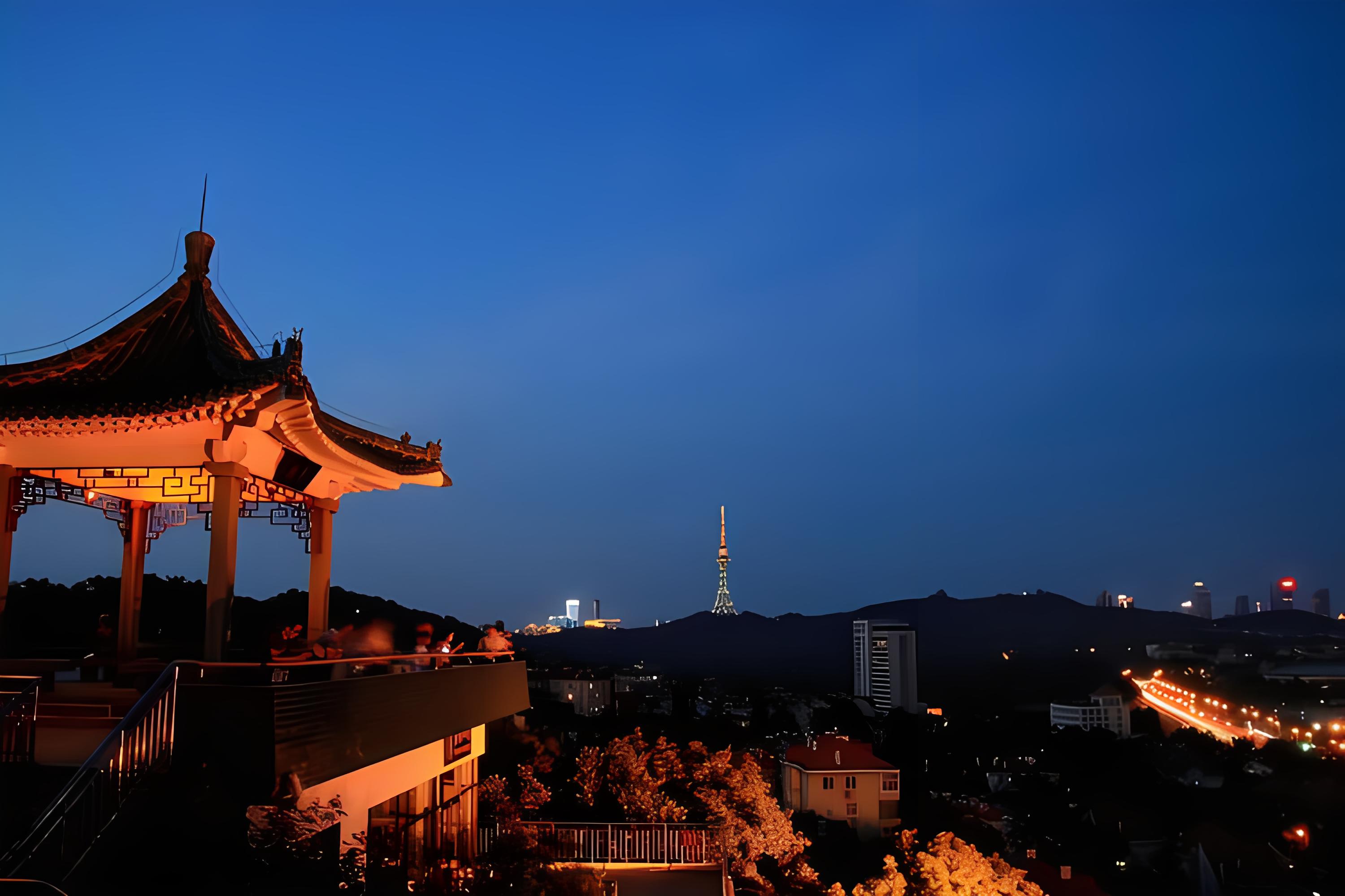 青岛夜景最美图片