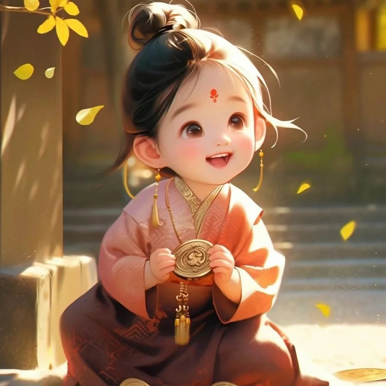 微信头像用什么招财 带来好运女人 [福]招财头像|提升能量运气的女生