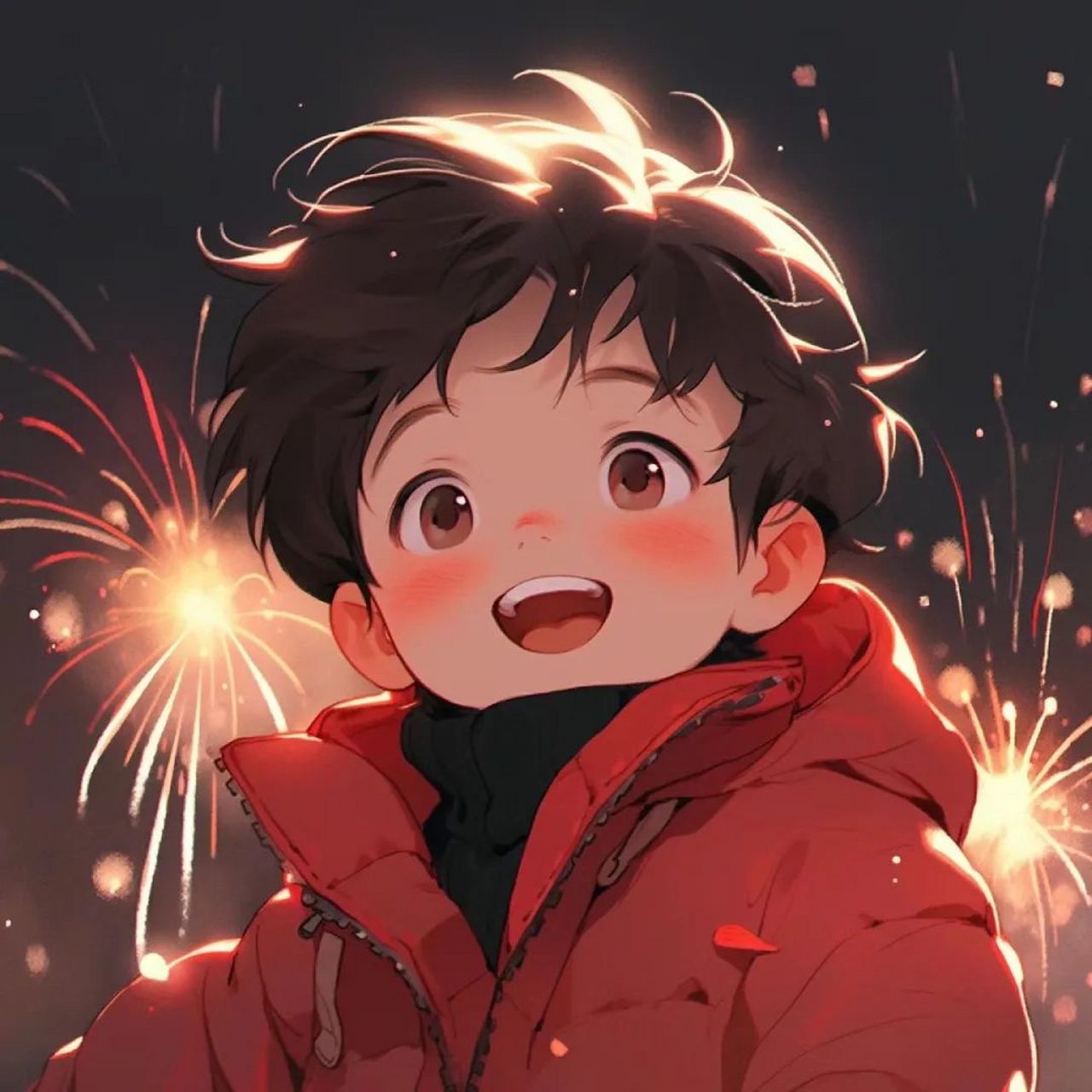 2024最流行的头像卡通 [2021]可爱头像|2024跨年头像,红红火火  [小