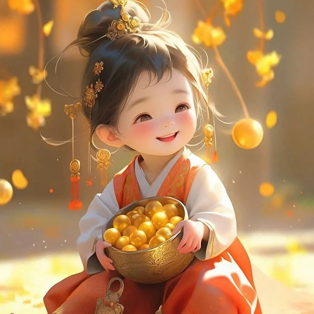 微信头像用什么招财 带来好运女人 [福]招财头像|提升能量运气的女生