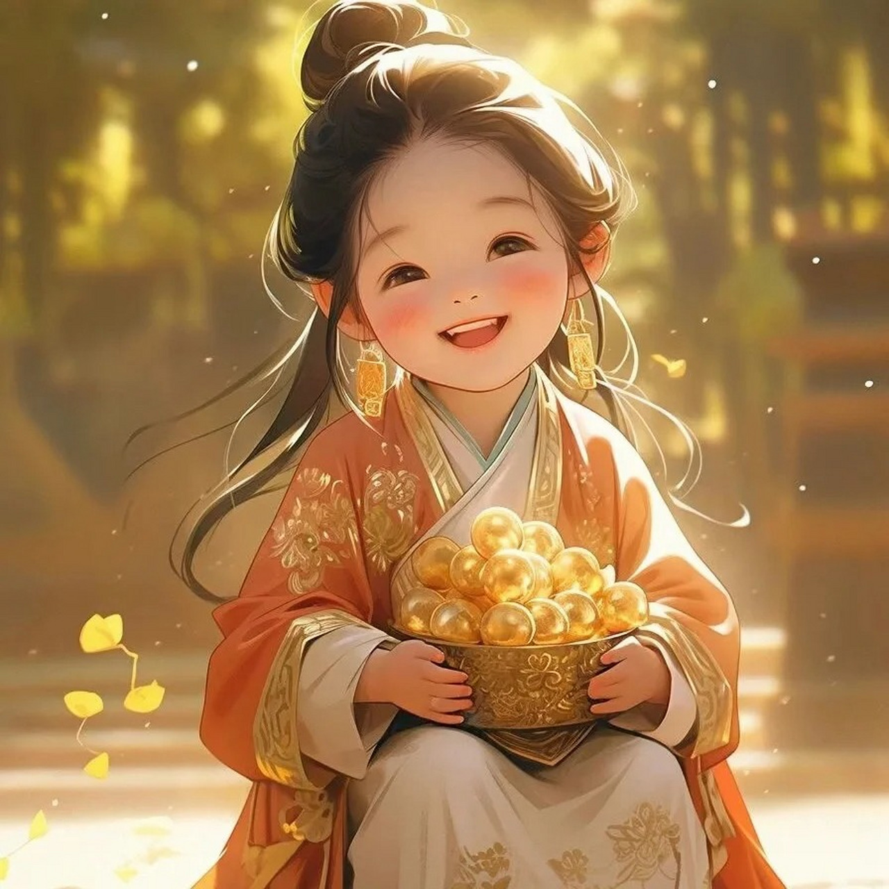 微信头像用什么招财 带来好运女人 [福]招财头像|提升能量运气的女生