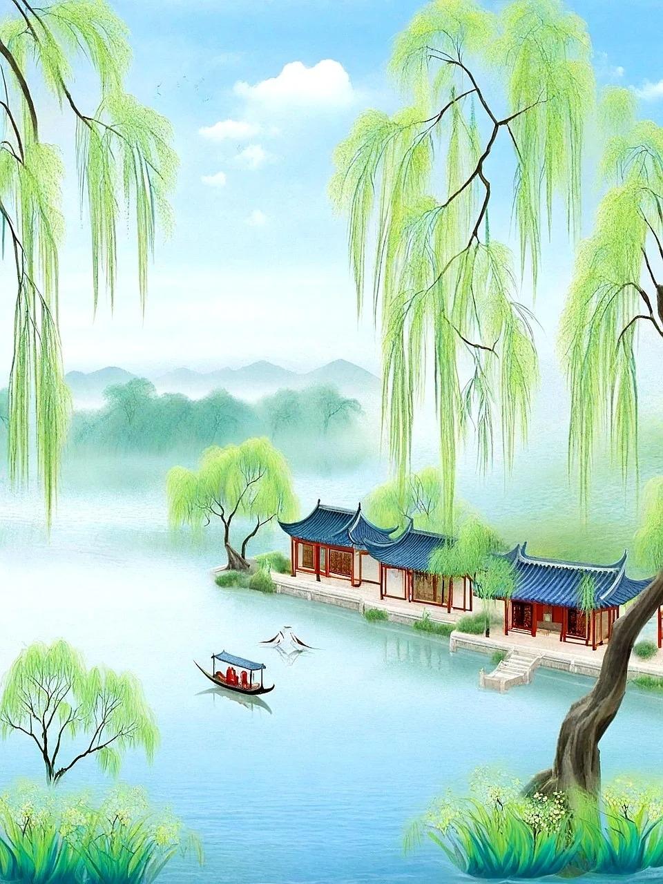 清风三亩宅白日一床书50句精巧诗词字简意丰句句灵动有韵味