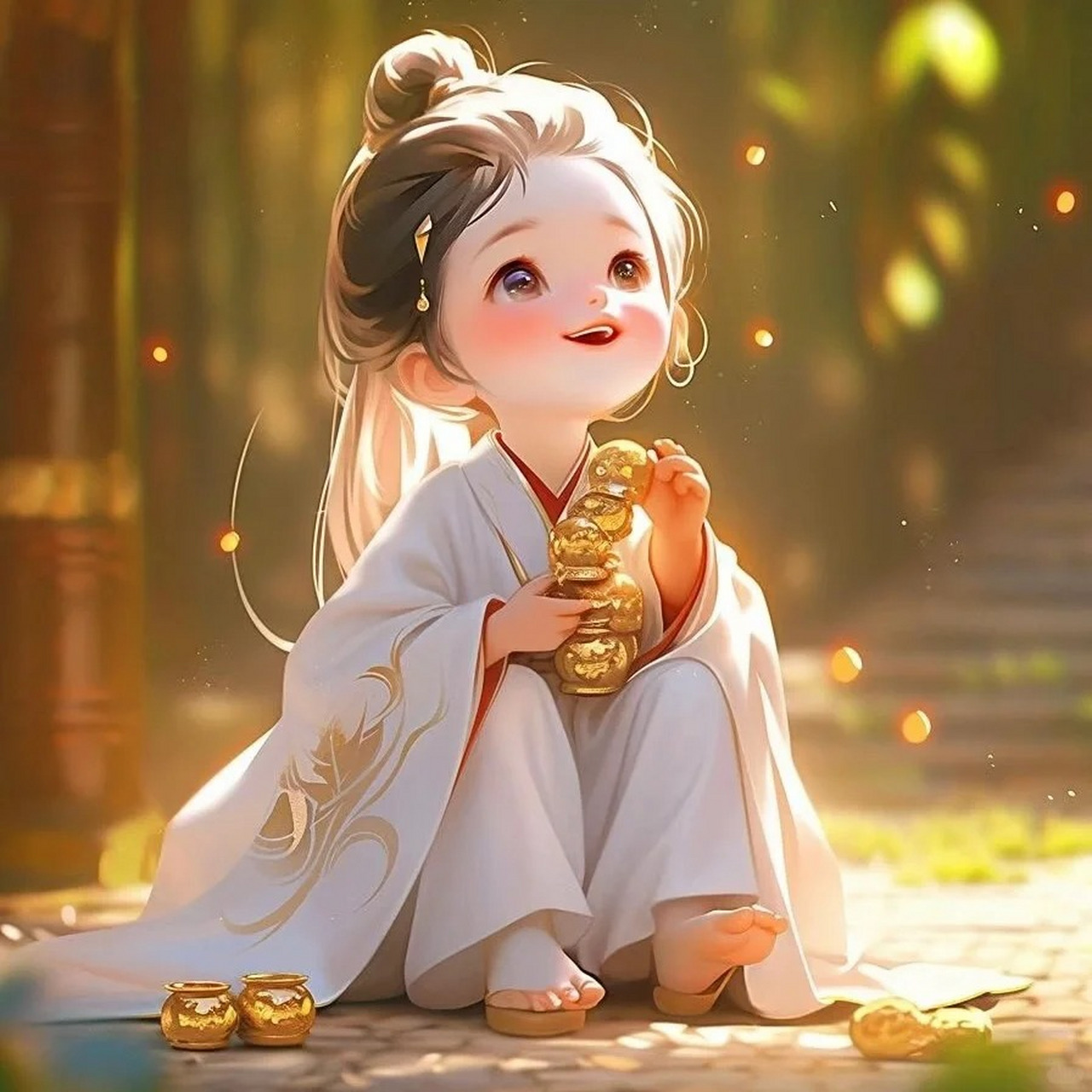 微信头像用什么招财 带来好运女人 [福]招财头像|提升能量运气的女生