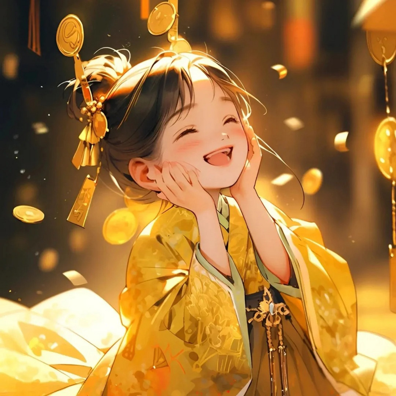 微信头像用什么招财 带来好运女人 [福]招财头像|提升能量运气的女生