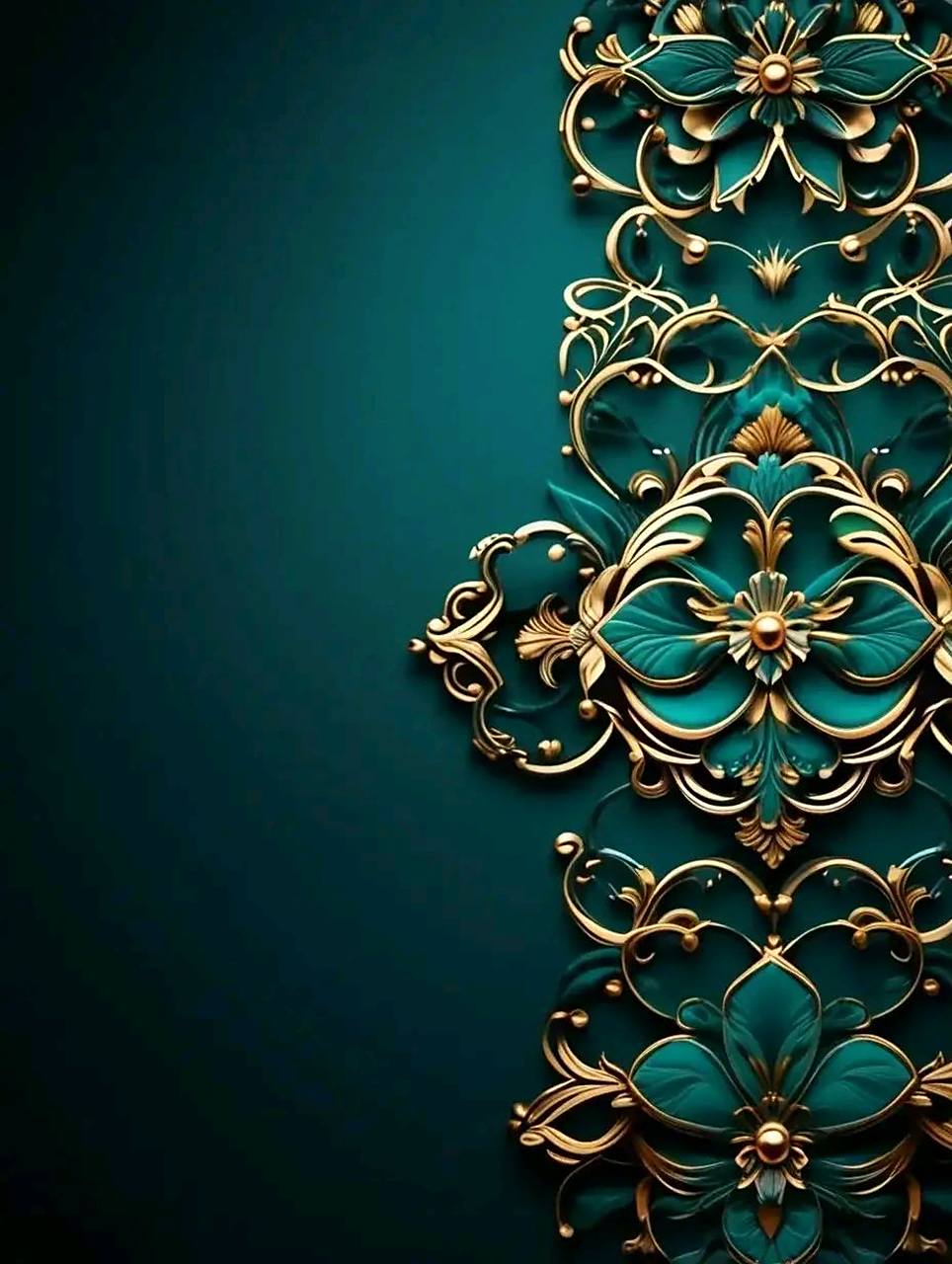 壁纸 | 花饰金属
