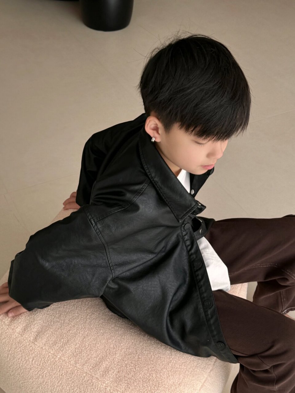 从初一帅到初七  95春节假期从初一开始,一直到初七,这个小男孩就像