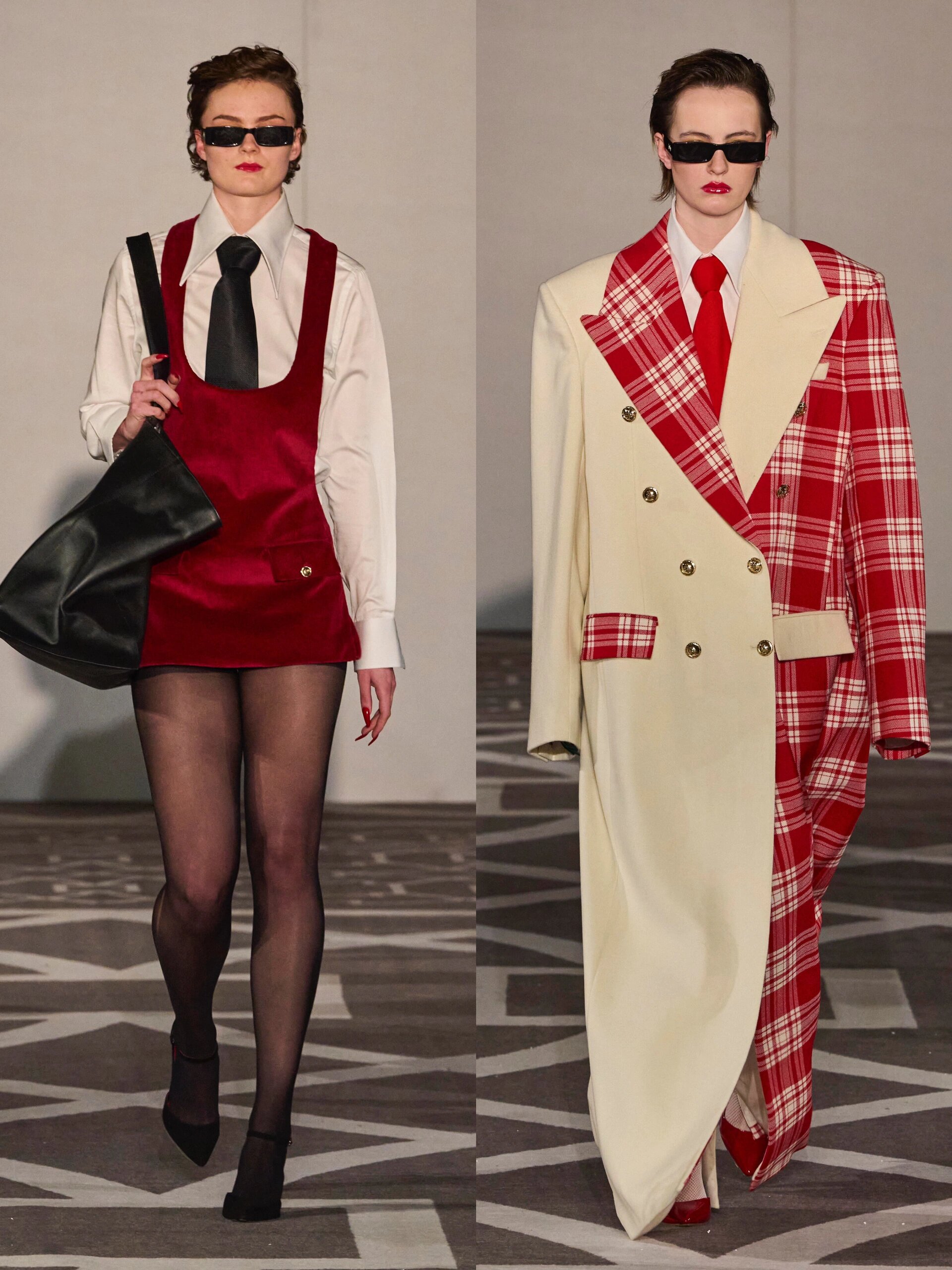 今天我看了《helen anthony》aw24 伦敦时装秀真的是一场视觉盛宴啊