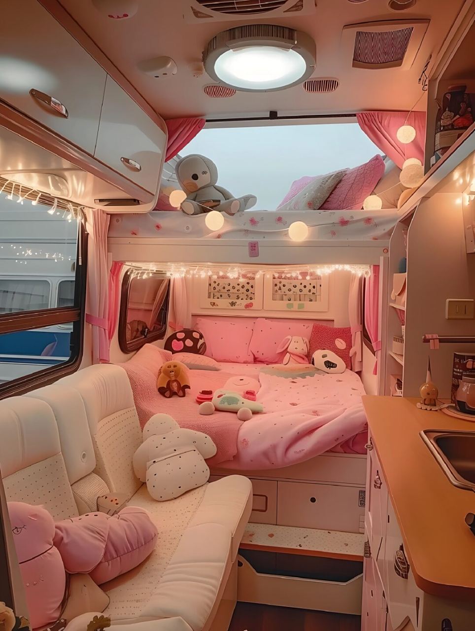 好可爱的房车分享  这些房车就像是一个个移动的家92,它们拥有各种