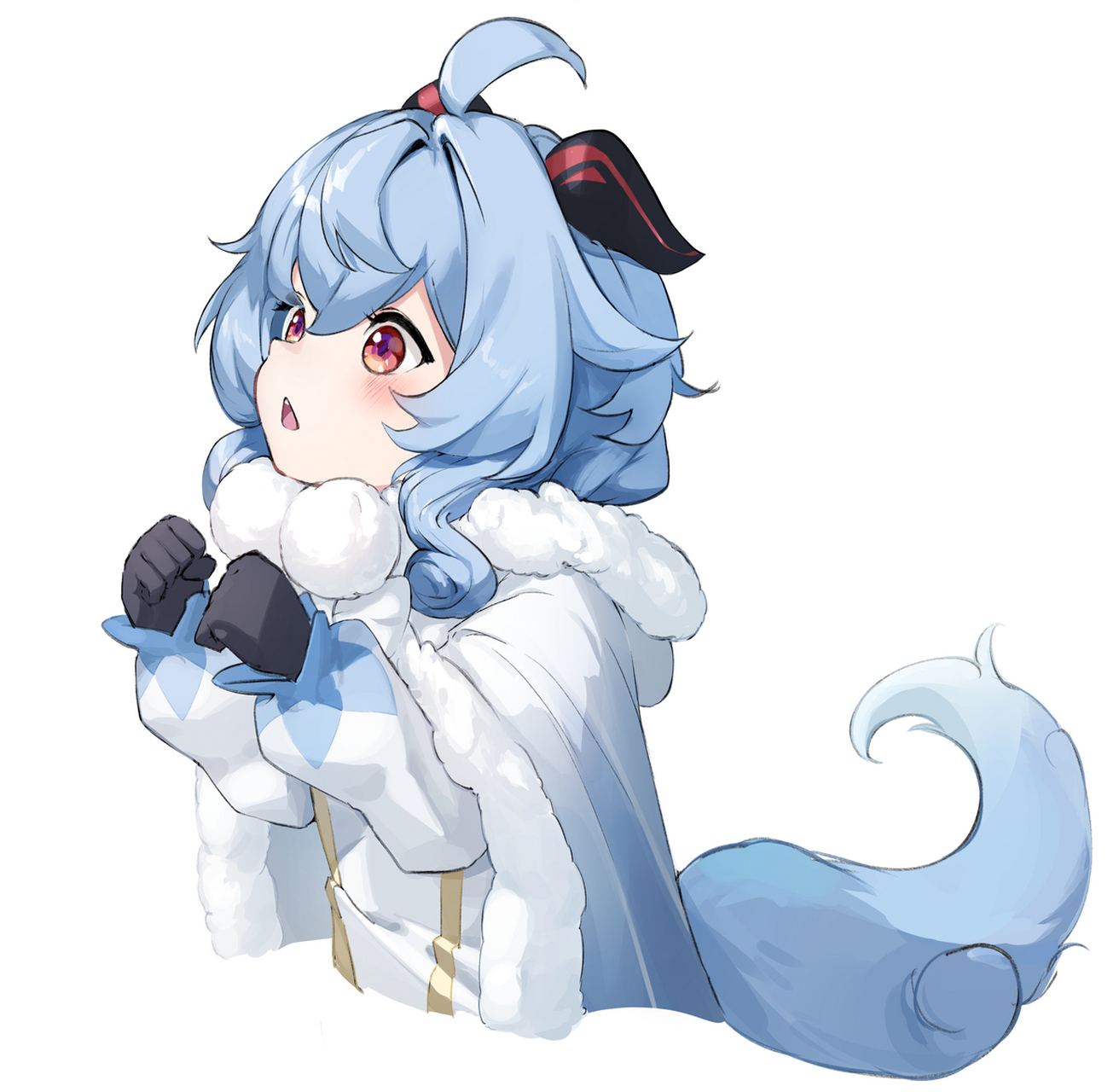 小甘雨 #原神# 画师:mintchoco #热点引擎计划