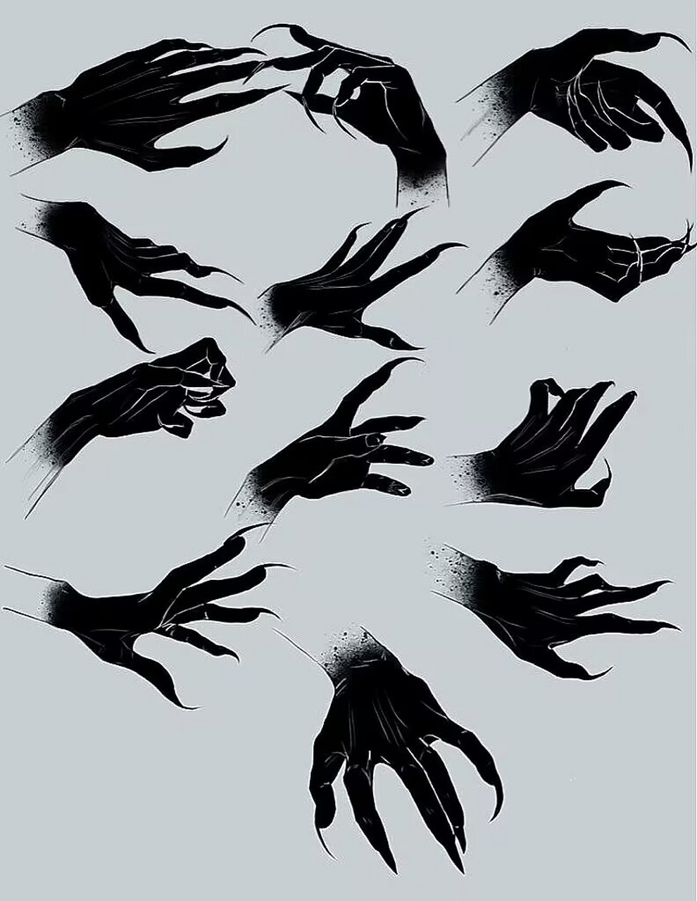 素材‖各种手部动作参考  亲爱的创作者们,今天给大家带来一份超级实