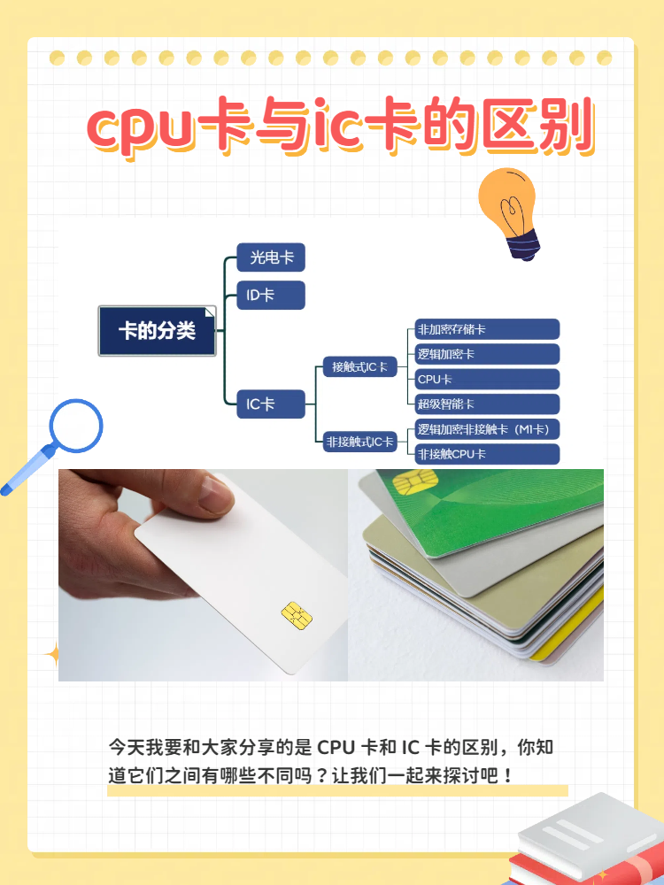 cpu卡与ic卡的区别 随着科技的发展,智能卡已广泛应用于我们的日常