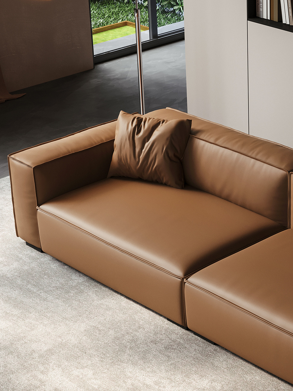 一秒沦陷,入户效果超棒的直排豆腐块沙发99!