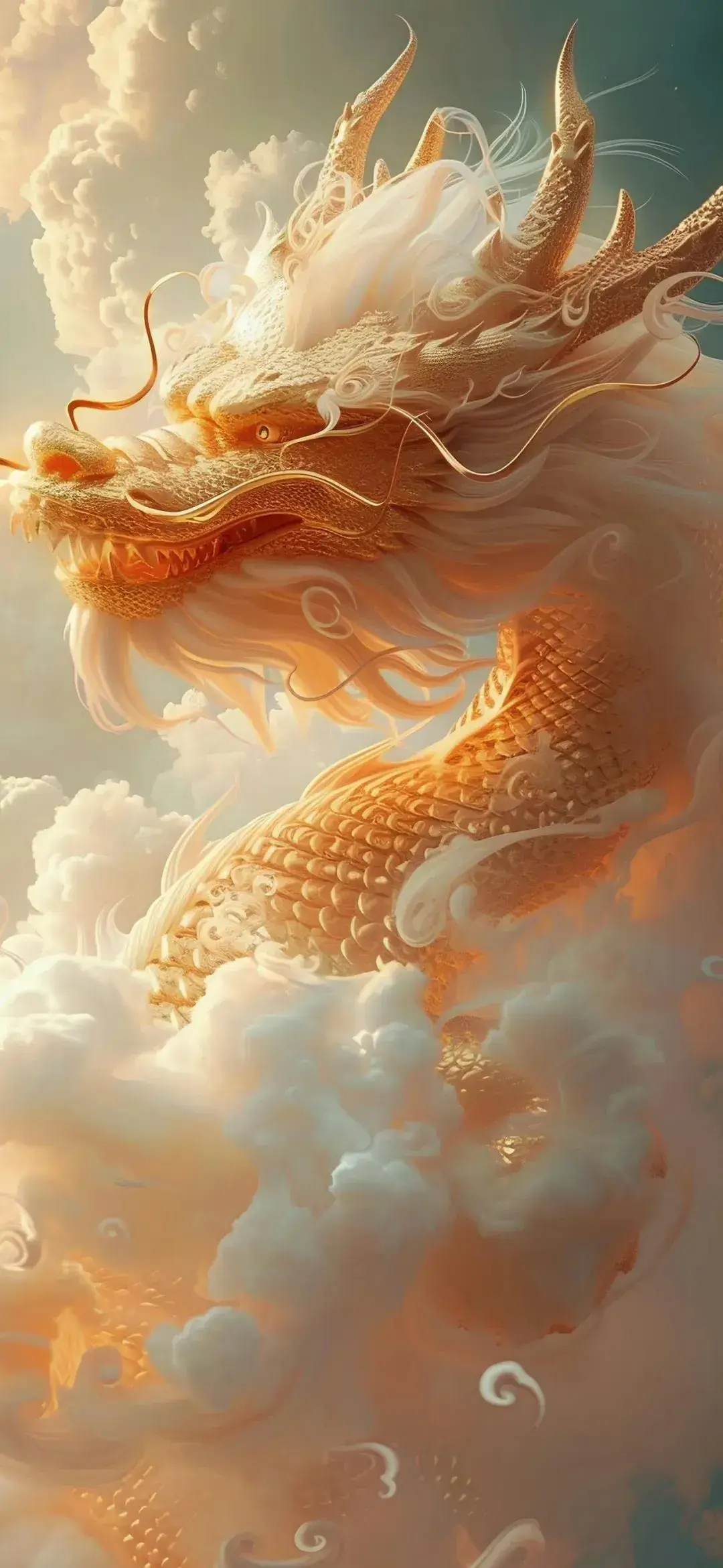 壁纸分享,祥龙献瑞,好运连连