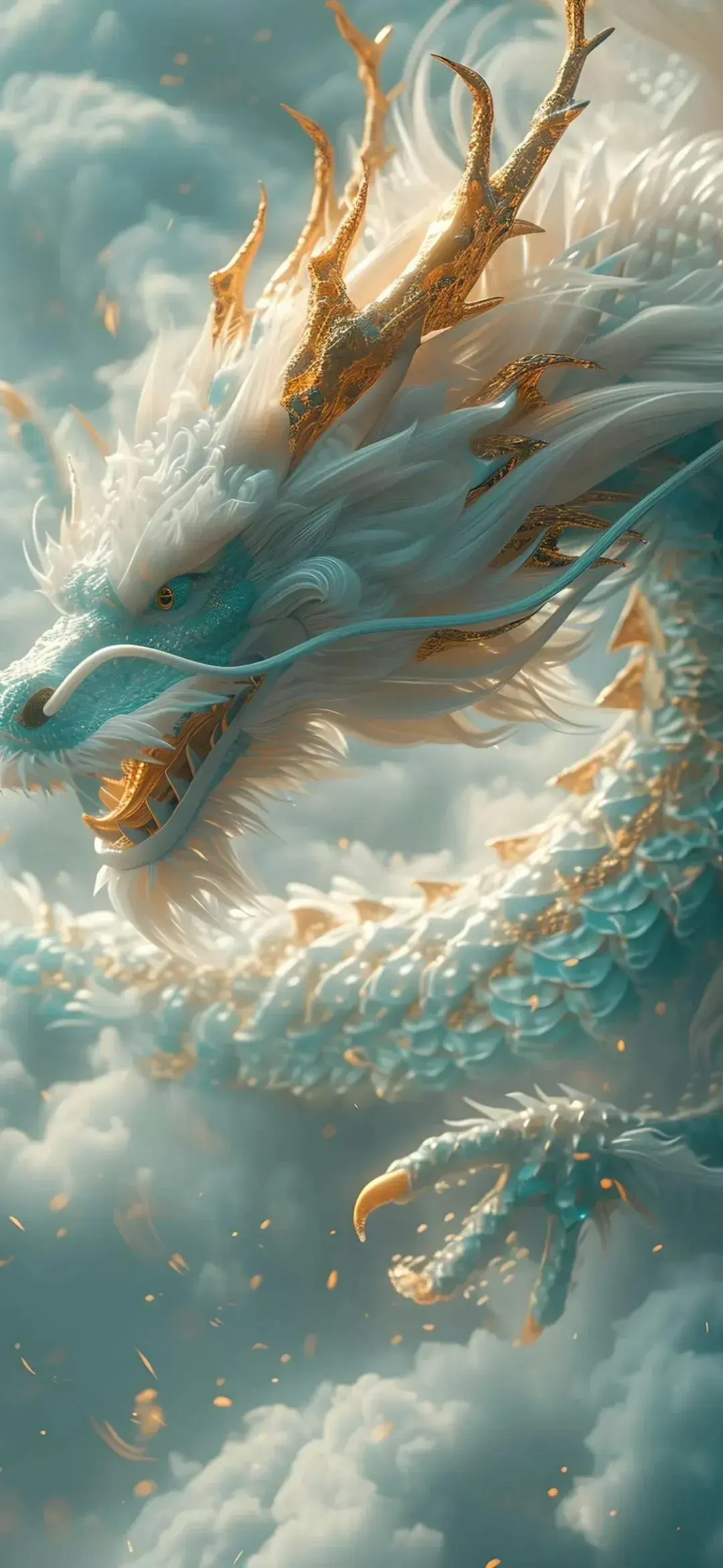 壁纸分享,祥龙献瑞,好运连连