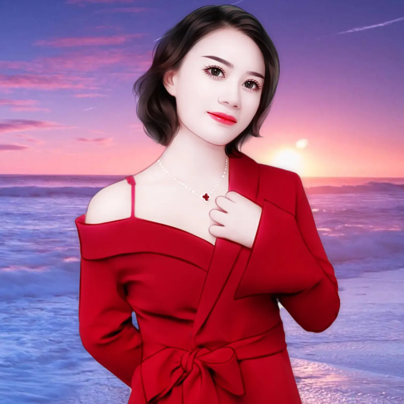 海边女生头像,简单随意洒脱的头像