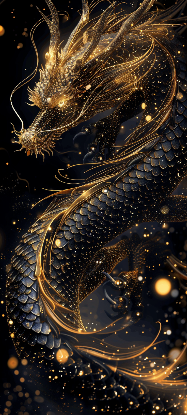 壁纸分享,祥龙献瑞,好运连连