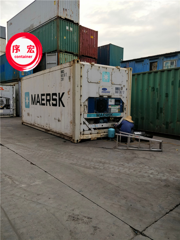 上海二手冷藏集装箱-承载着鲜活与冷冻的货物