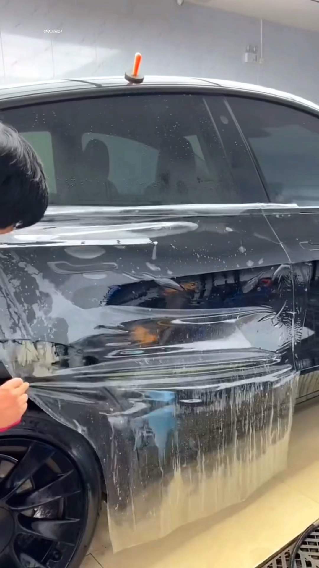 特斯拉车门贴隐形车衣保护车漆防止剐蹭损伤车漆