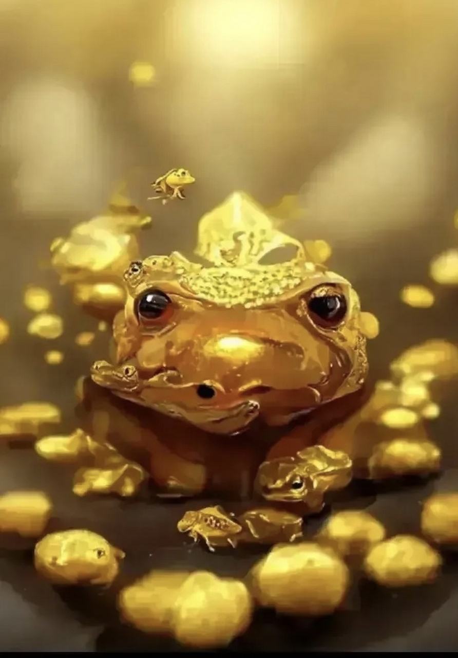 遇见金蟾,开财运 好运来了,从此一帆风顺 万事如意,身体体健康 愿一切