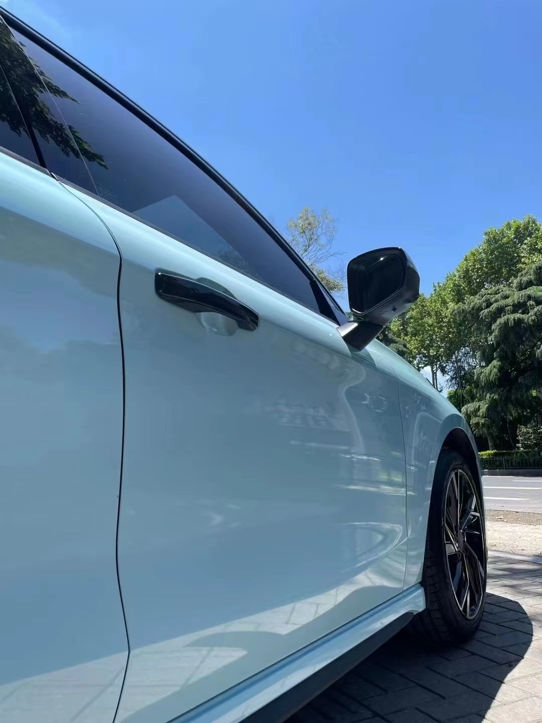 汽车改色冰川蓝
