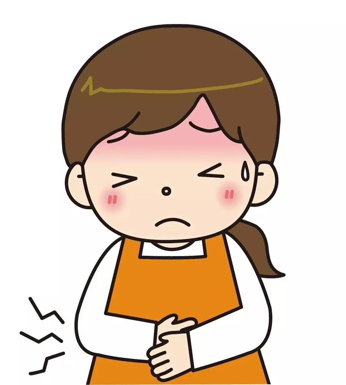 不计感冒胃不舒服图片脾胃湿寒卡通秋季调理脾胃卡通脾胃虚寒 卡通