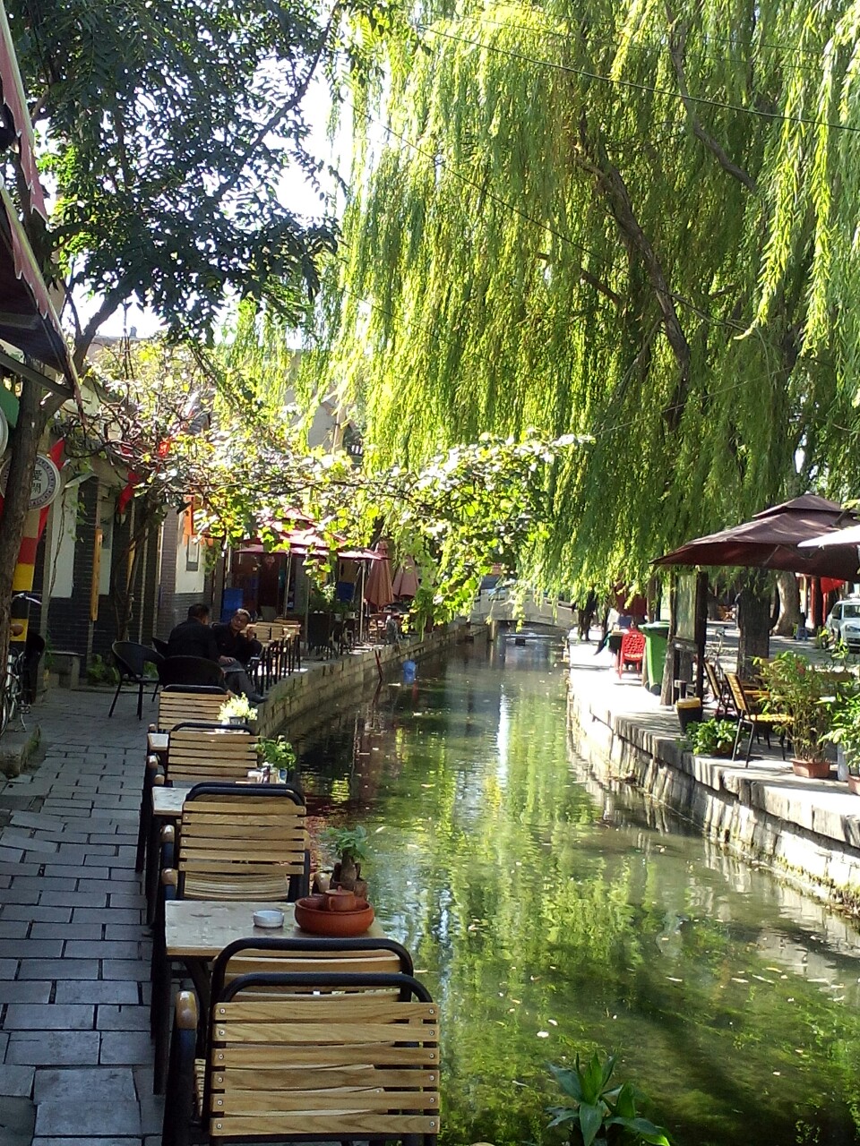 1940年,夏天,济南曲水亭边非常热闹