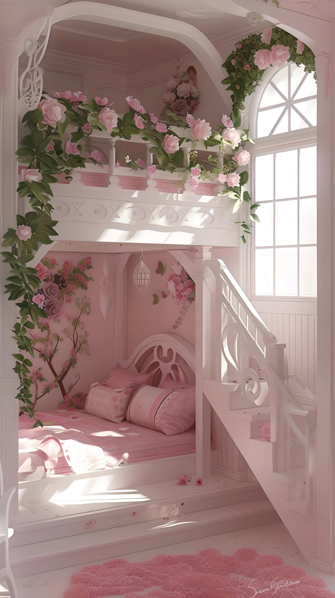 粉色梦幻卧室/你喜欢哪一.@探险者的足迹雪怡的动态