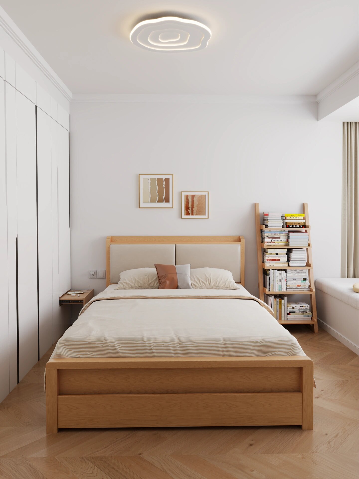 感受原木风的魅力  如果你想换个装修风格,我强烈推荐你试试温馨的