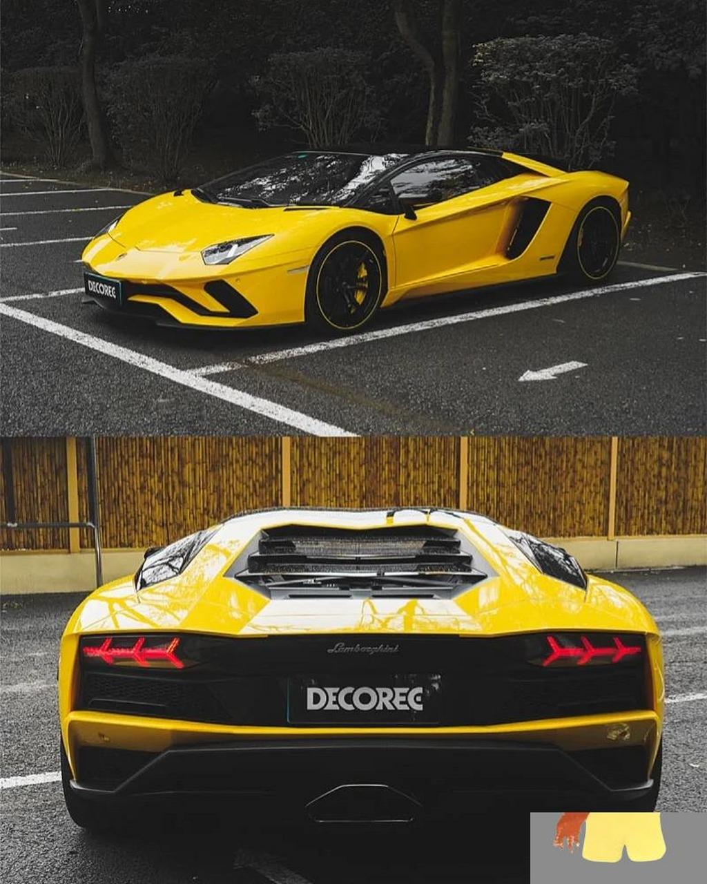 兰博基尼黄色大牛 decoree仿生皮肤膜-幻 装贴车型:兰博基尼aventador