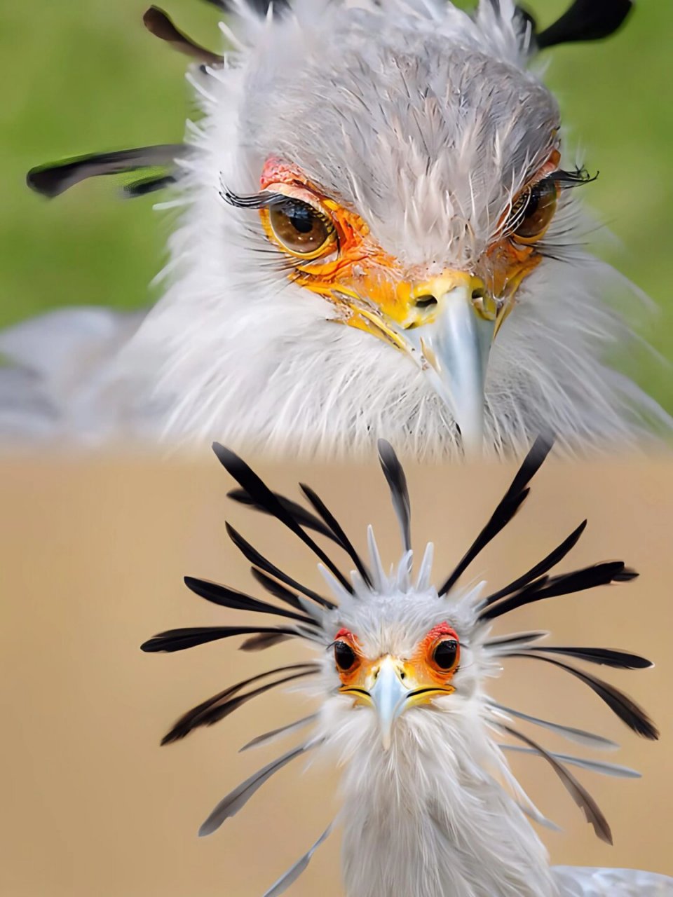 每天科普一种神奇动物|蛇鹫07  91蛇鹫,这位自然界的舞者,以其