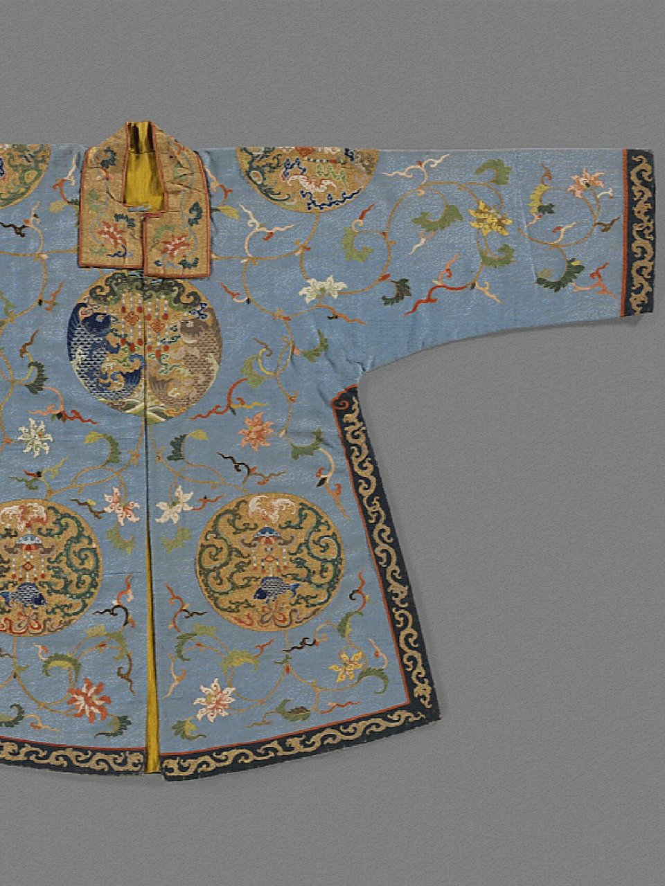 中国传统纹样吉庆有余纹  今日分享:吉庆有余纹 - 吉庆有余纹:清代