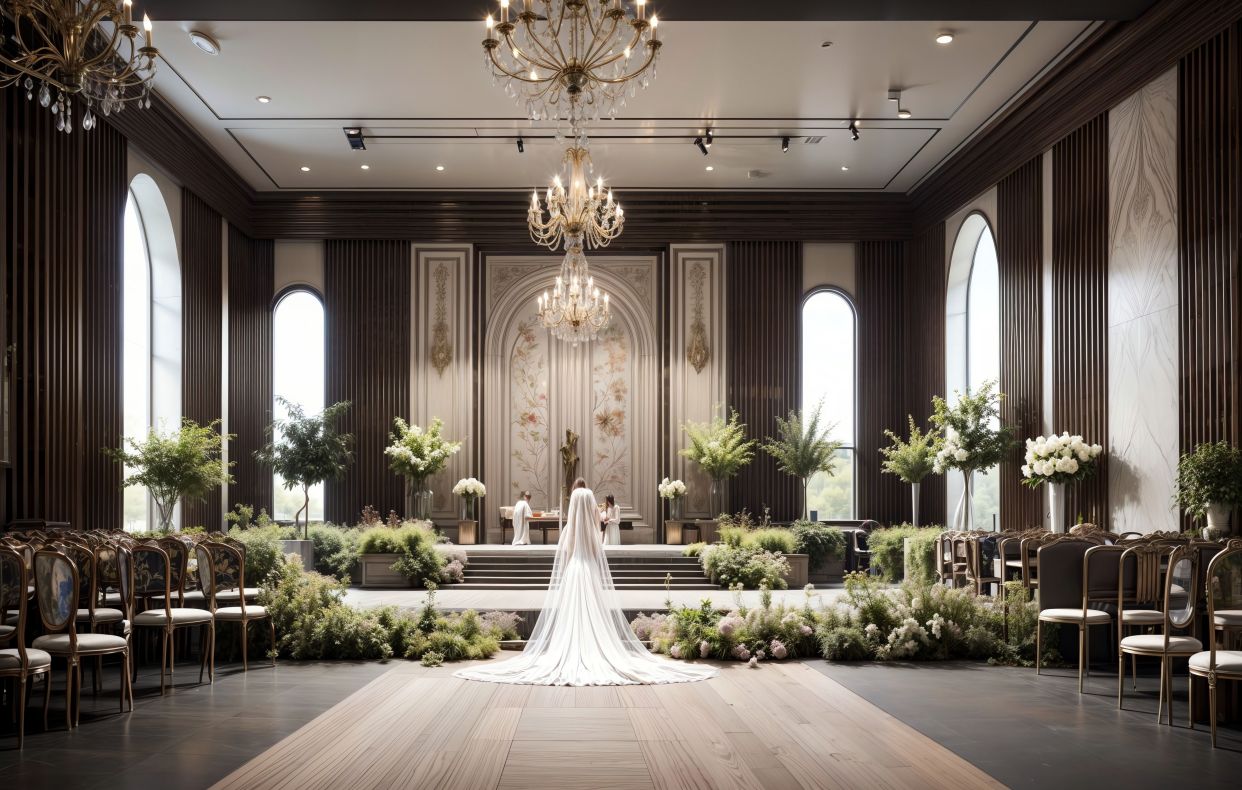 婚礼礼堂设计,婚宴设计,婚纱摄影基地设计