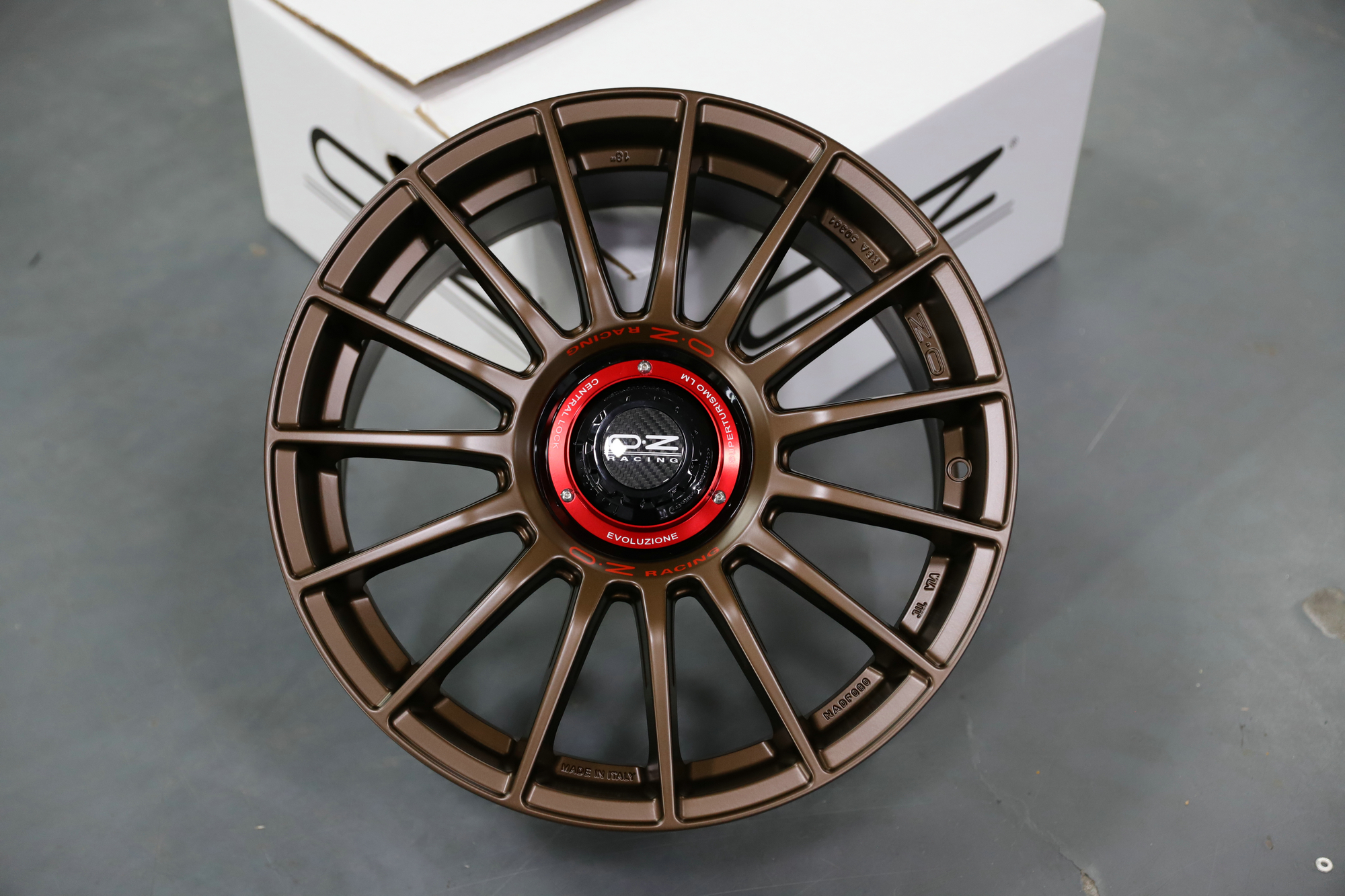 探秘意大利oz轮毂品牌:superturismo evoluzione新品古铜色登场