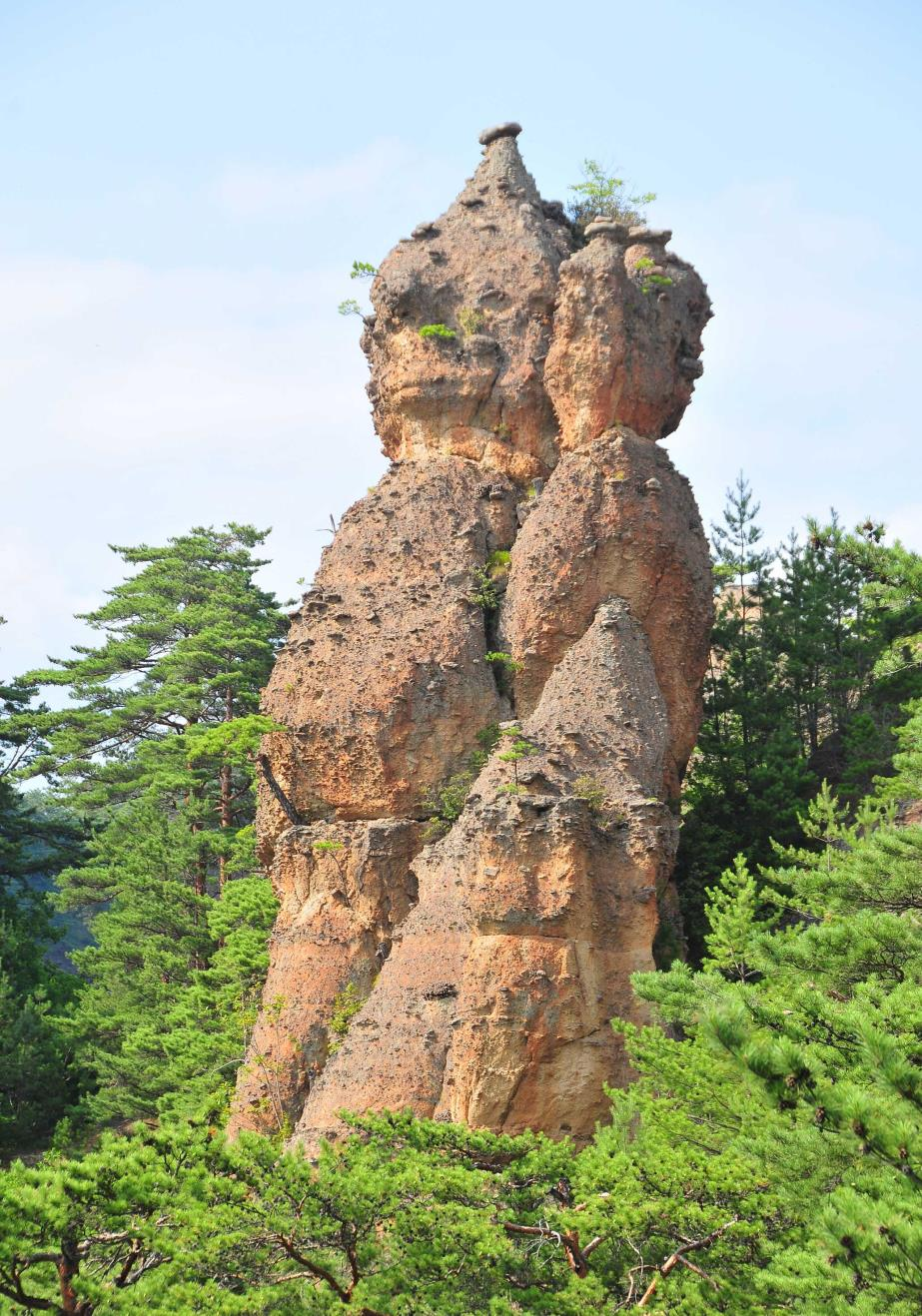 朝鲜名山七宝山的内七宝