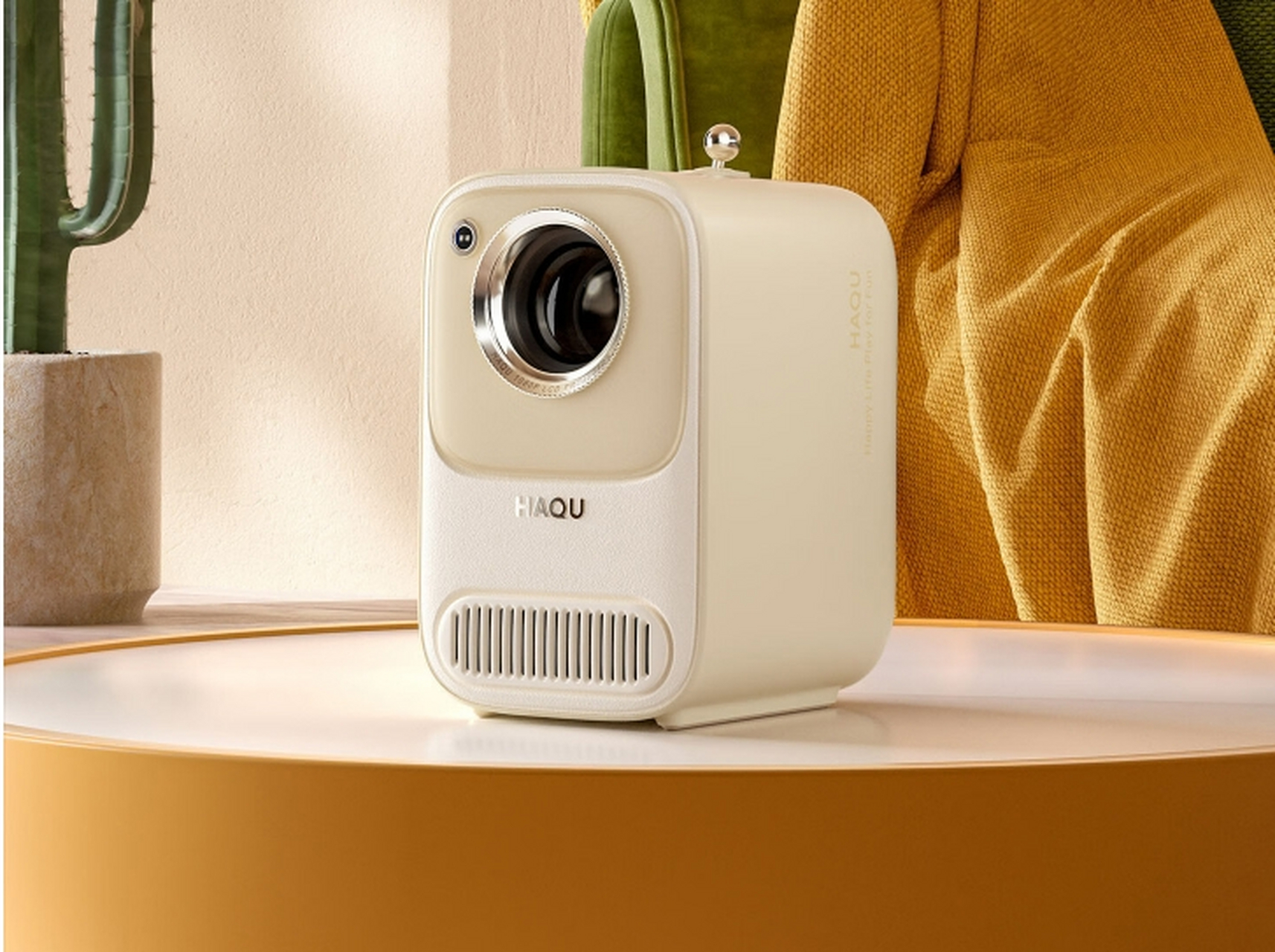 哈趣h2投影仪,便携式家用智能投影仪的优选!