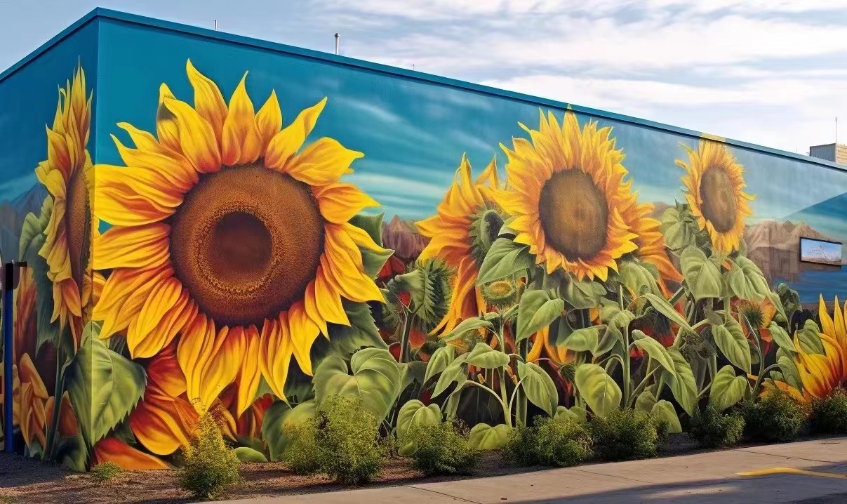 昌乐亿家绘品墙体彩绘绘制3d彩绘墙