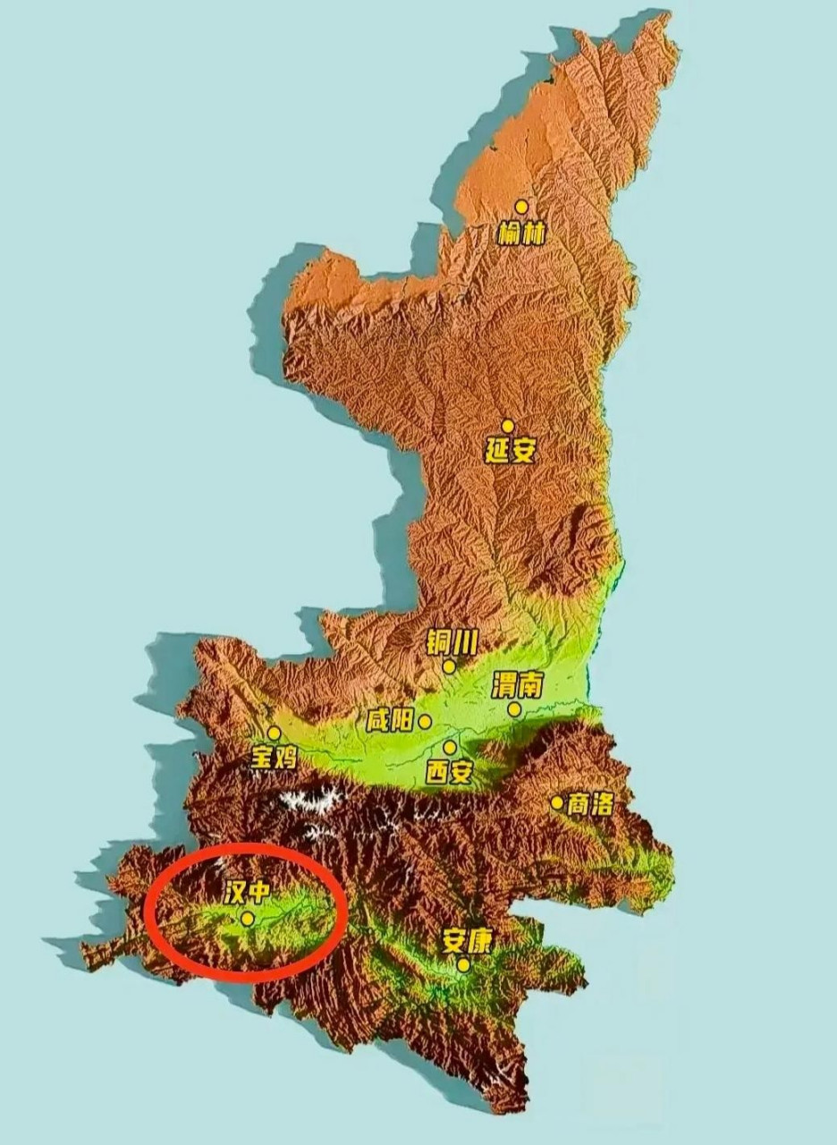 主要原因是汉中盆地空间太小,交通闭塞,不适宜大一统王朝在此定都
