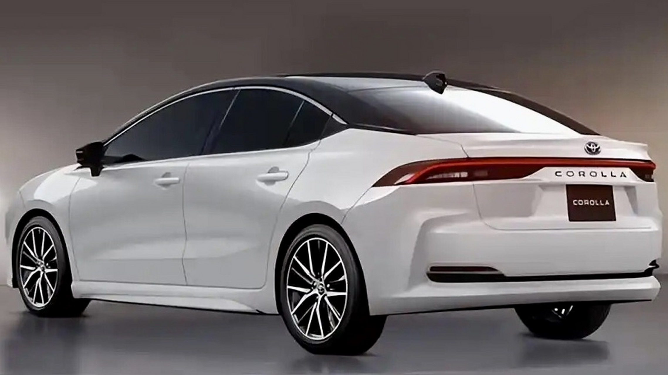 全新一代丰田卡罗拉外观渲染图流出,外观布局比现款的第九代凯美瑞还