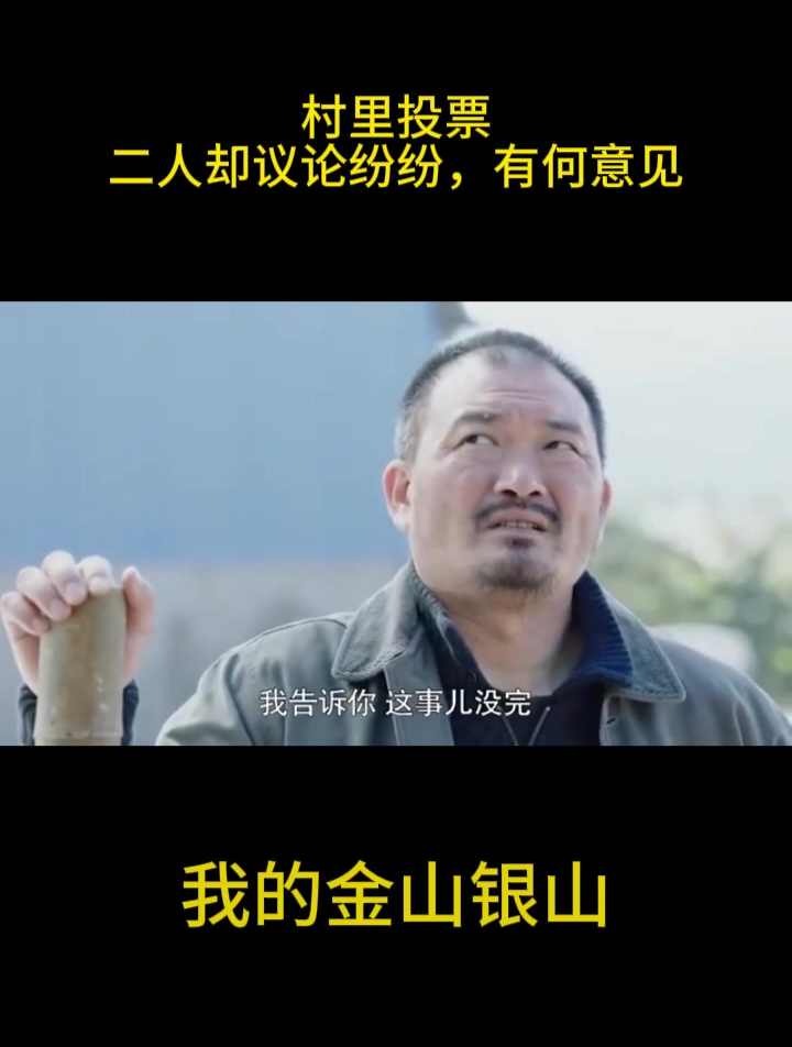 我的金山银山:村里投票,二人却议论纷纷,有何意见