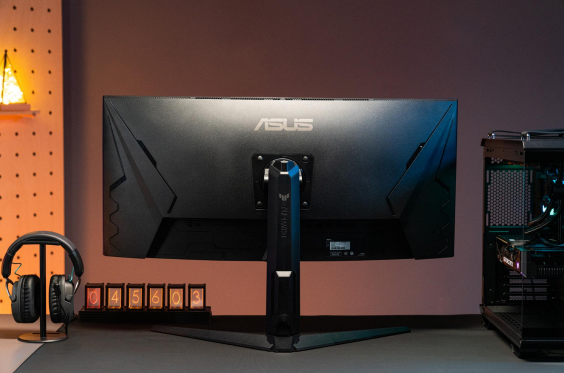 华硕推出了新一代 tuf gaming 战影 34 显示器 vg34vql3a,采用 34