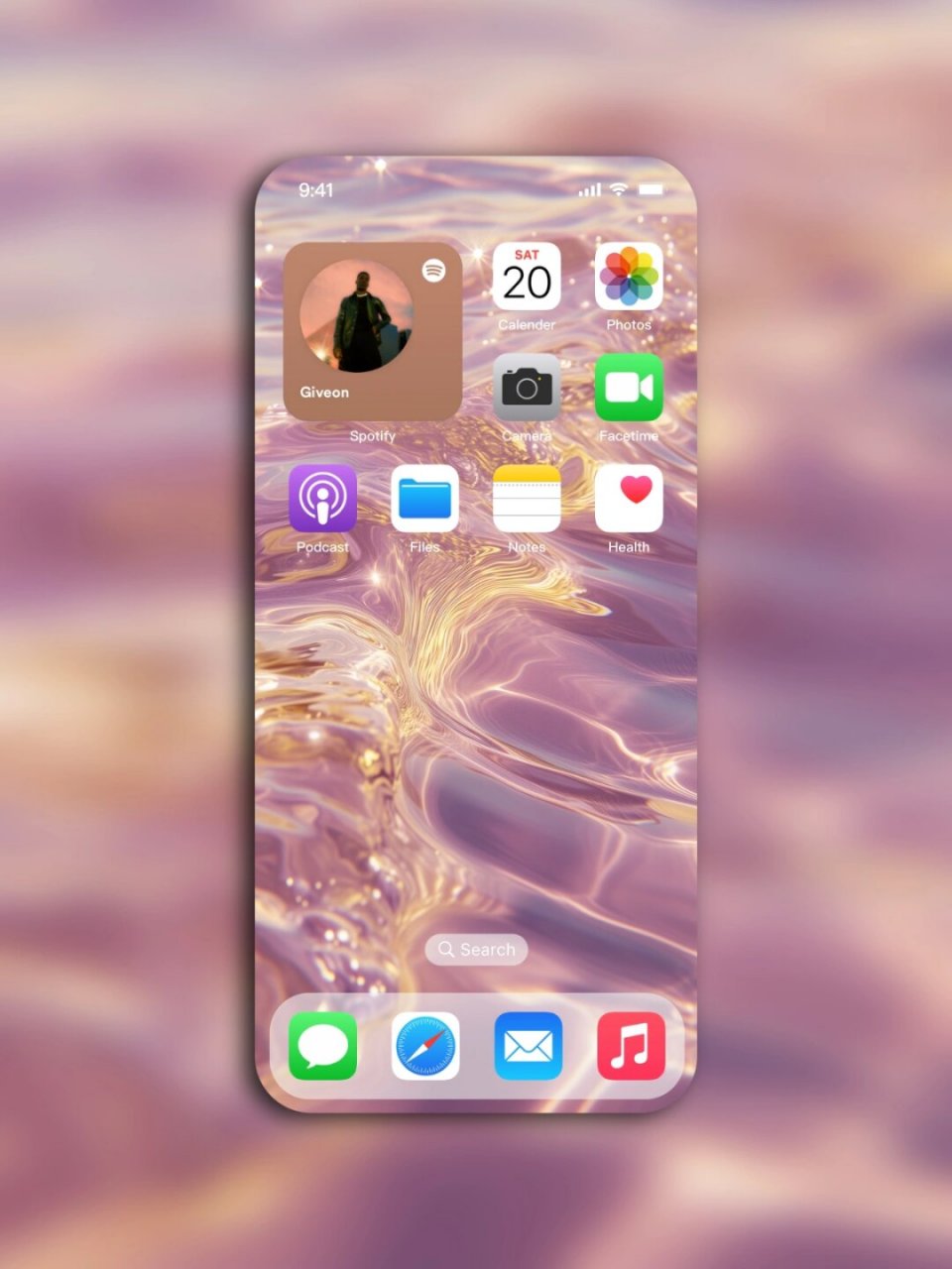 壁纸  dreamy hues reflect海梦金粉  在这片宛如梦境的水面上,每一个