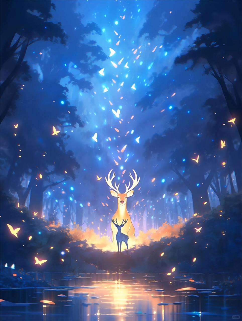 萤火之舞,鹿影绘梦