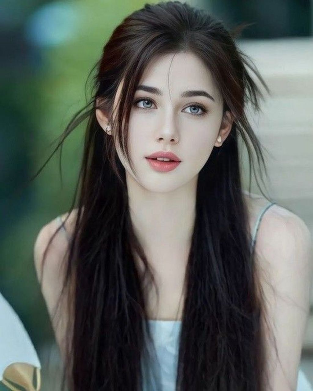中德混血#美女# #街拍# #养眼美女